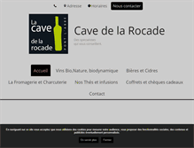Tablet Screenshot of cavedelarocade.fr